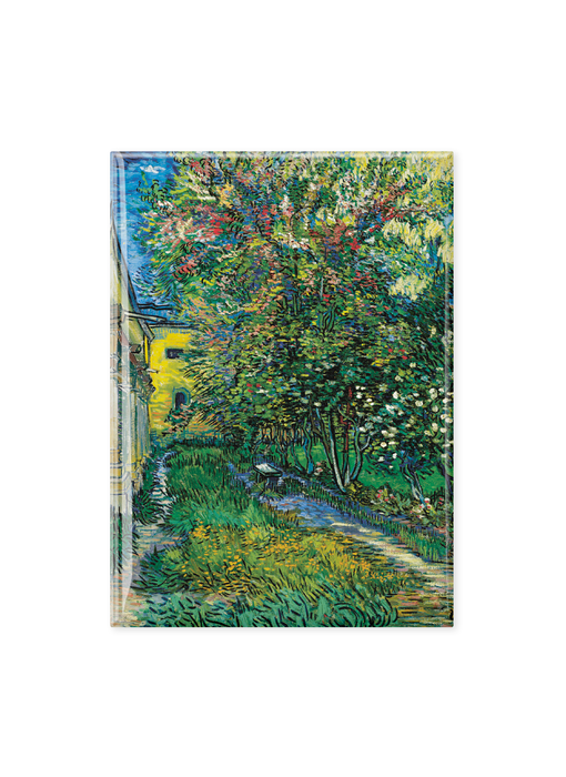 Magnet pour frigo XL, Van Gogh, Le jardin de l'asile de Saint-Rémy
