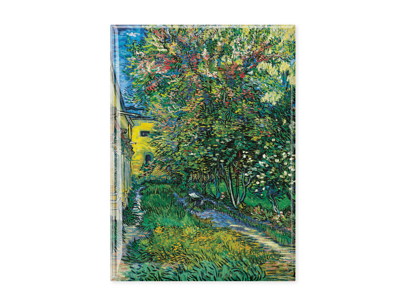 Kühlschrankmagnet XL, Kröller Müller,  Van Gogh, Der Garten der Anstalt von Saint-Rémy