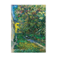 Fridge magnet XL, Van Gogh, The garden of the asylum at Saint-Rémy