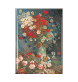 Imán de nevera XL, Kröller Müller,  Vincent van Gogh, Still life with meadow flowers and roses