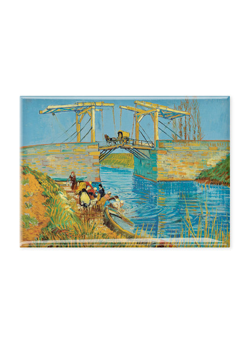 Imán de nevera XL, Van Gogh, Bridge at Arles