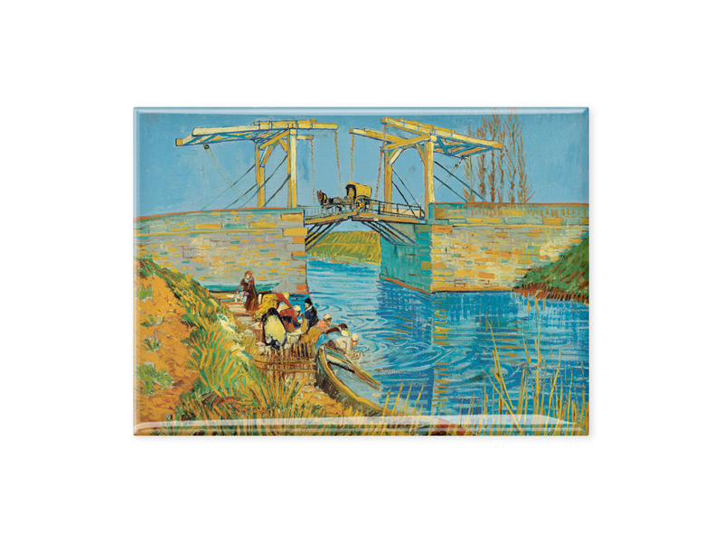 Fridge magnet XL, Kröller Müller,  Vincent van Gogh, Bridge at Arles