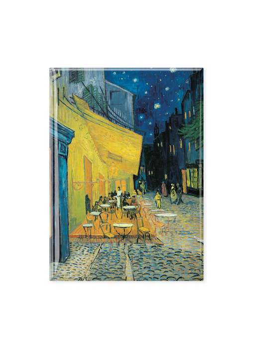 Imán de nevera XL, Van Gogh, Terrace of a café at night