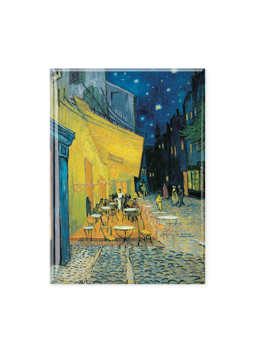 Kühlschrankmagnet XL, Van Gogh, Terrace of a café at night