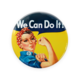 Miroir de poche,  Ø 80mm, We can do it