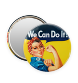 Pocket Mirror, Ø 80 mm , We can do it