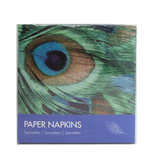 Serviettes en papier, Plumes de paon