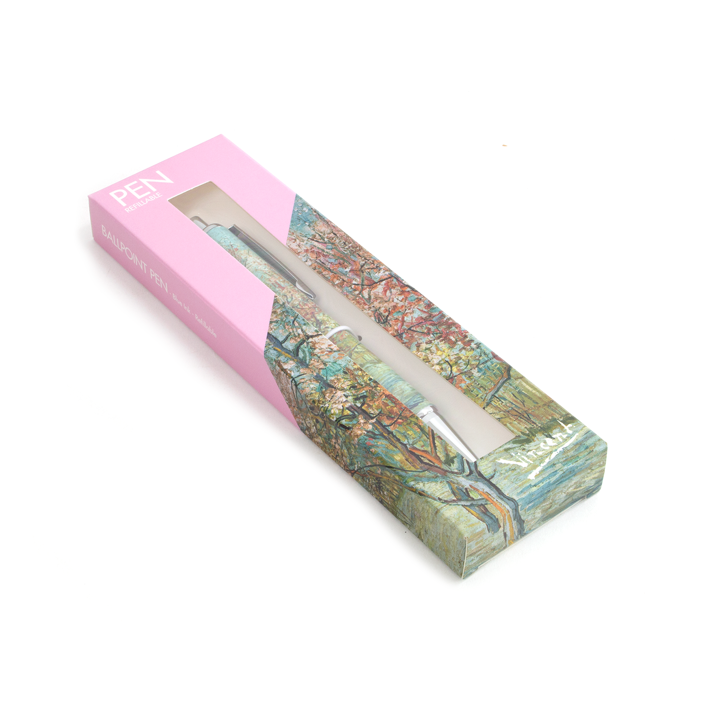 Ballpen in box, Pink peach trees, (Souvenir de Mauve), Van Gogh