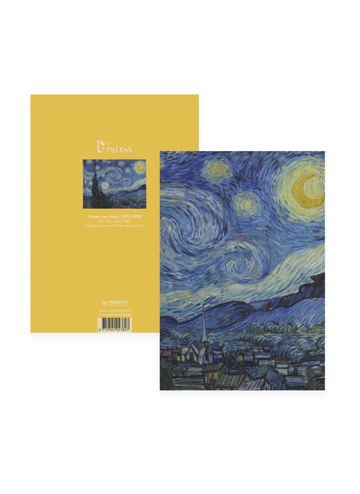 Libro de ejercicios, A5,  Van Gogh, Noche estrellada