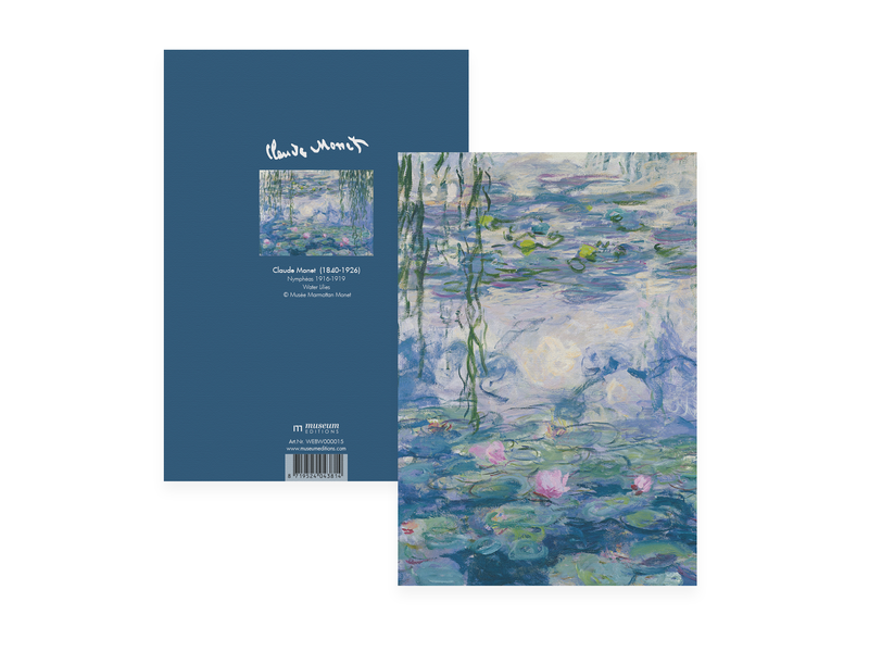 Exercise book , A5,   Claude Monet: Water lilies