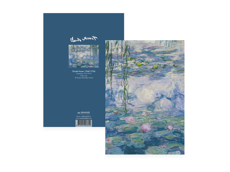 Schriftstelle, A5,  Claude Monet: Seerosen