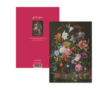 Schrift , A5 ,  De Heem: Vaas met Bloemen