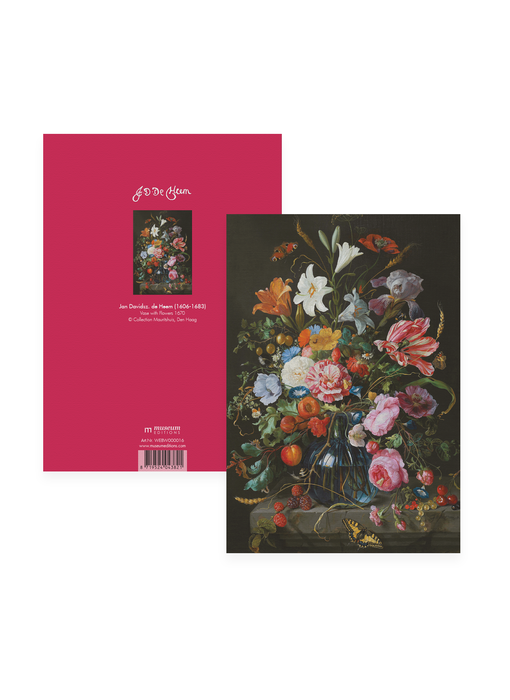 Cahier d'exercices, A5, De Heem : Vase avec des fleurs