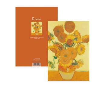 Cahier d'exercices, A5, Tournesols, Van Gogh