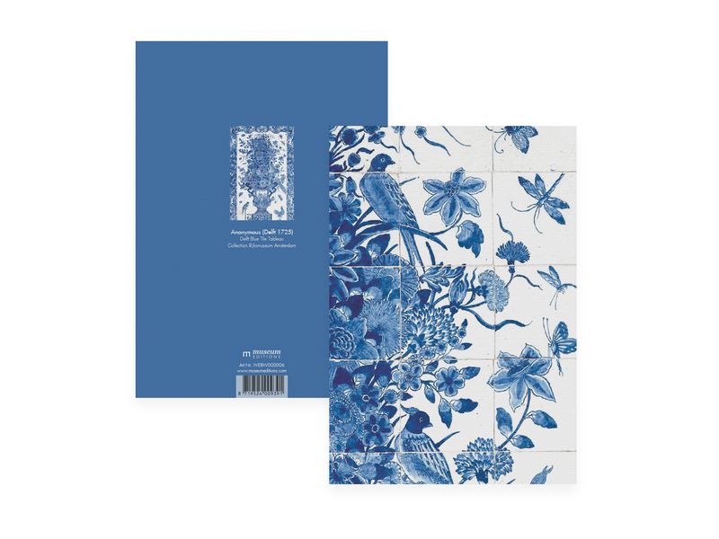 Notebook /  excercise book, A5, Delftware, Blue bird, Rijksmuseum