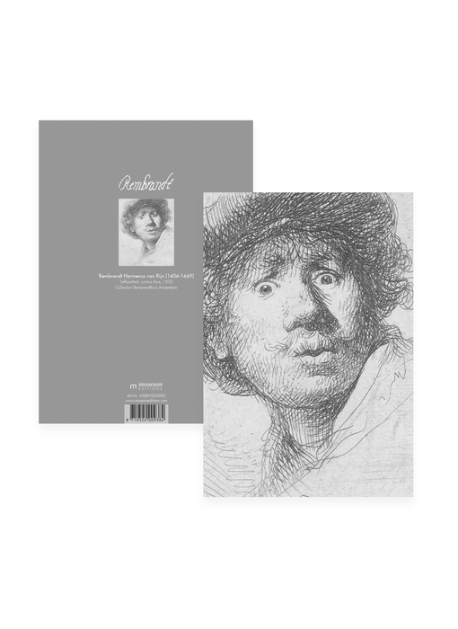 Libro de ejercicios, A5, Rembrandt, mirada sorprendida