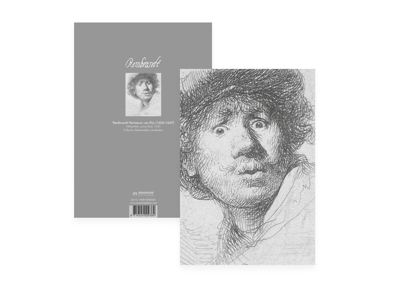 Écriture, A5, Rembrandt, Regard surpris