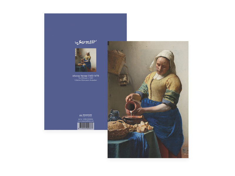 Exercise book , A5, Vermeer, The Milk maid