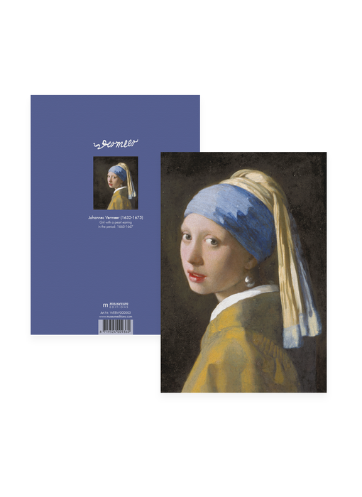 Cahier d'exercices, A5, Vermeer, Fille avec une boucle d'oreille en perle