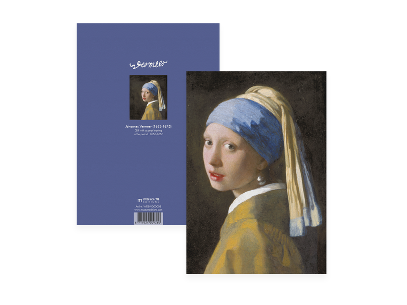 Écriture, A5, Vermeer, Fille avec une boucle d'oreille en perle