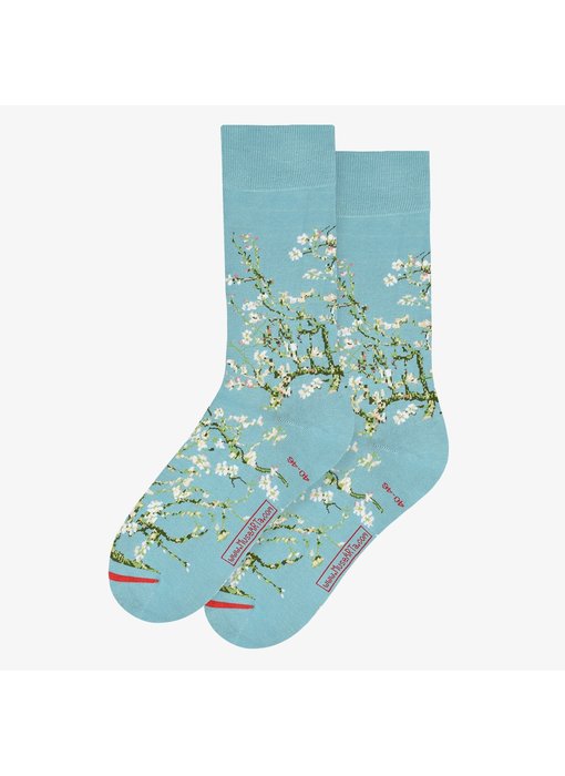 Chaussettes d'art, taille 36-40, fleur d'amandier, Vincent van Gogh