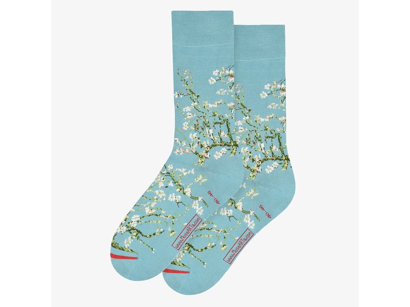 Chaussettes d'art, taille 36-40, fleur d'amandier, Vincent van Gogh