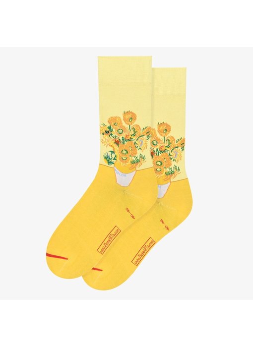 Art Socks, size  36-40,  Vincent van Gogh, Sunflowers