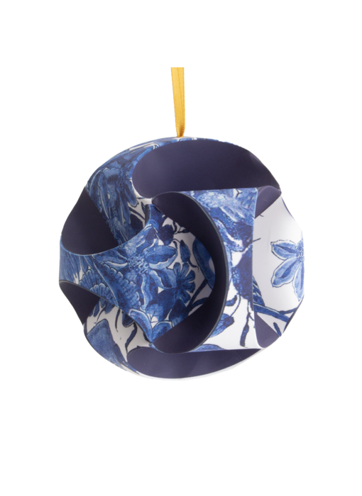 Fais le toi-même: boule de Noël , Oiseaux bleus de Delft