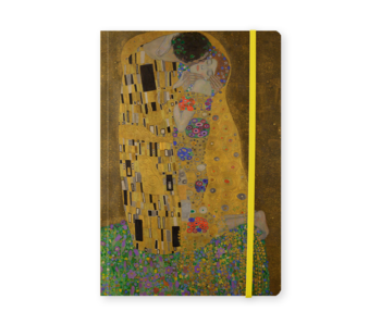 Cuaderno de tapa blanda, A5, Gustav Klimt, El beso