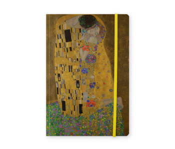 Softcover notitieboekje, A5,  Gustav Klimt, De Kus