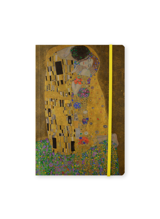 Softcover notitieboekje, A5,  Gustav Klimt, De Kus