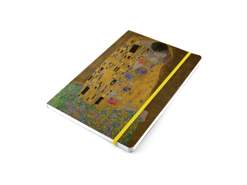 Softcover-Notizbuch, A5, Gustav Klimt, Der Kuss