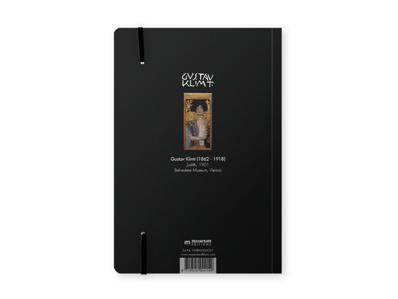Softcover-Notizbuch, A5, Gustav Klimt, Judith