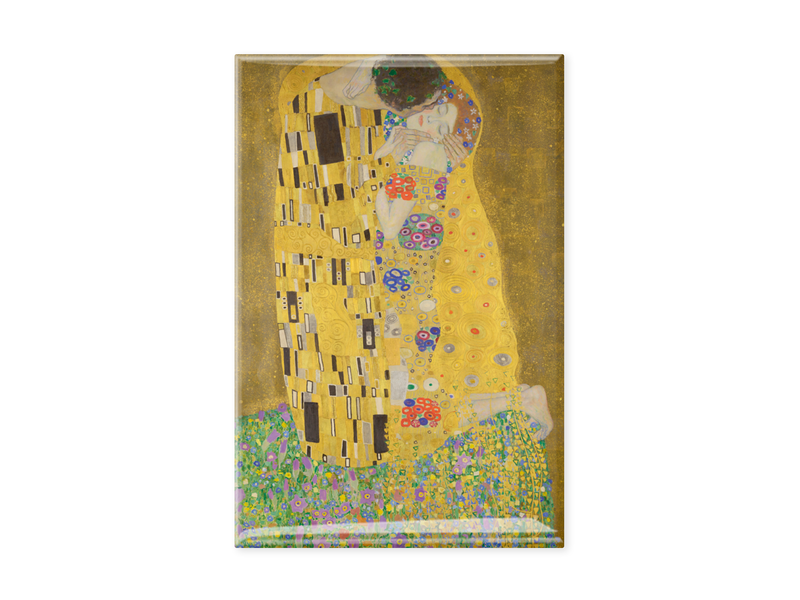 Magnet de réfrigérateur, Gustav Klimt, Le Baiser