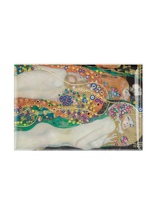 Imán de nevera, Gustav Klimt, serpientes de agua 2