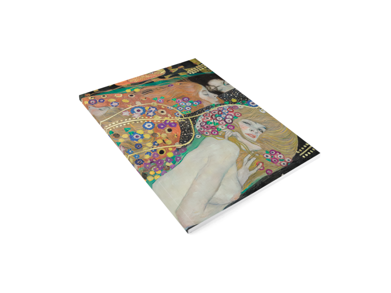 Softcover art sketchbook, Gustav Klimt, Water Serpents 2