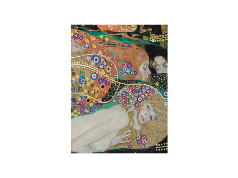 Softcover art sketchbook, Gustav Klimt, Water Serpents 2