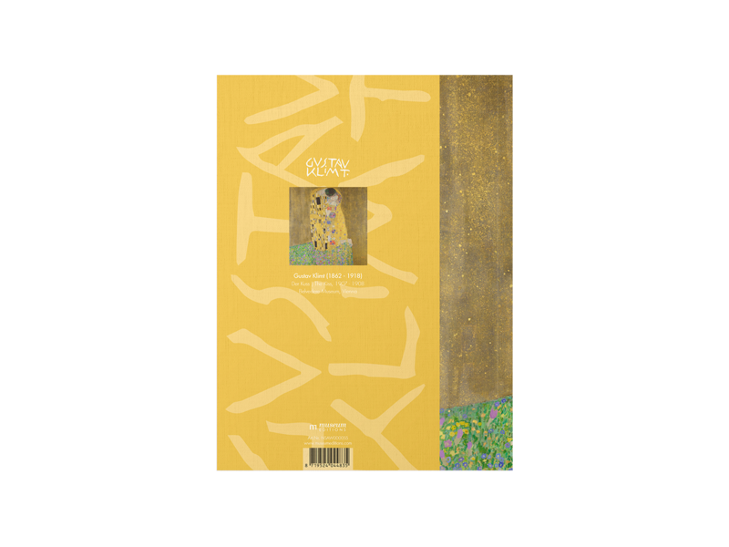 Cuaderno de dibujo de tapa blanda, Gustav Klimt, el beso