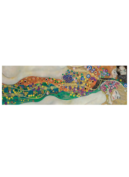 Écharpe, Gustav Klimt , Serpents d'eau 2