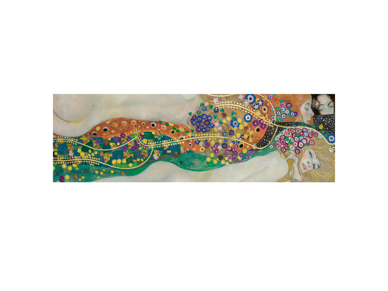 Bufanda, Gustav Klimt, serpientes de agua 2