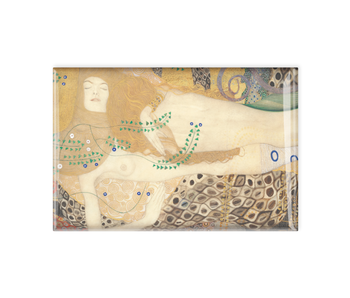 Imán de nevera, Gustav Klimt, serpientes de agua 1