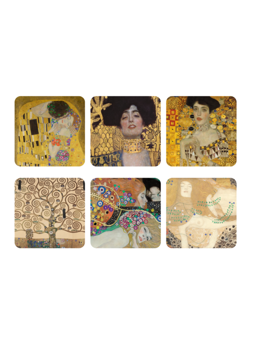 Untersetzer, Meisterwerke, Gustav Klimt