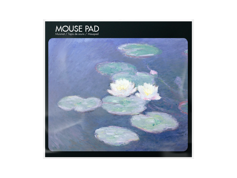 Mouse Pad ,  Monet,  Waterlilies by evening light