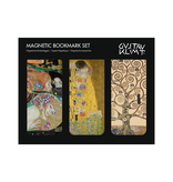 Marque-page magnétique, Lot de 3, Klimt : Baiser, Arbre, Serpents