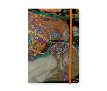 Carnet à couverture souple, A5, Gustav Klimt , Serpents d'eau 2