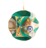 DIY Paper Christmas Ball , Gustav Klimt, Water Serpents II