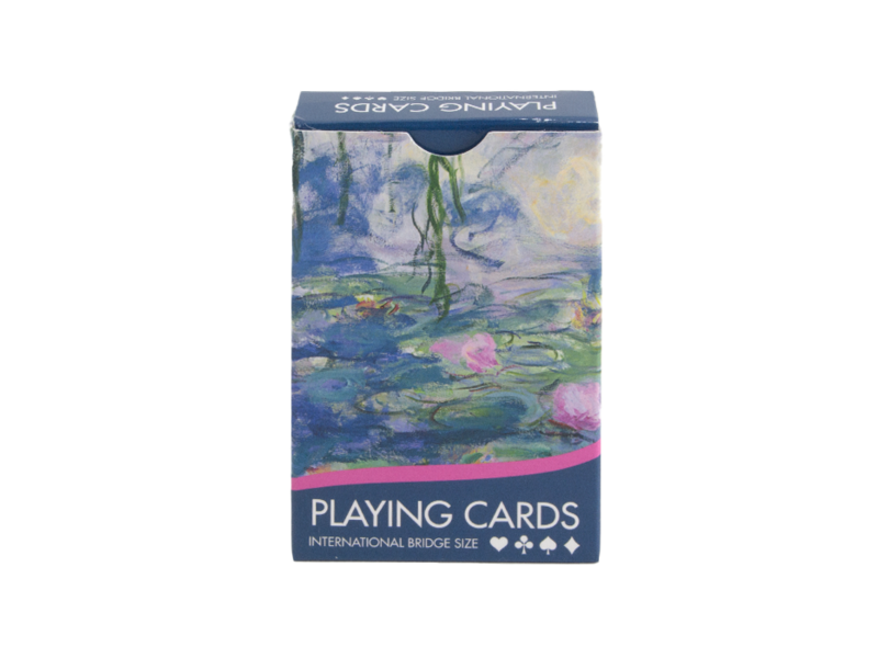 Cartes à jouer,  Claude Monet, nymphéas