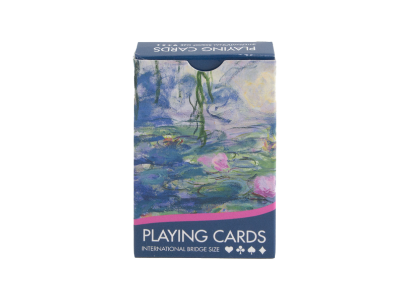 Playing cards ,  Claude Monet, Water lilies