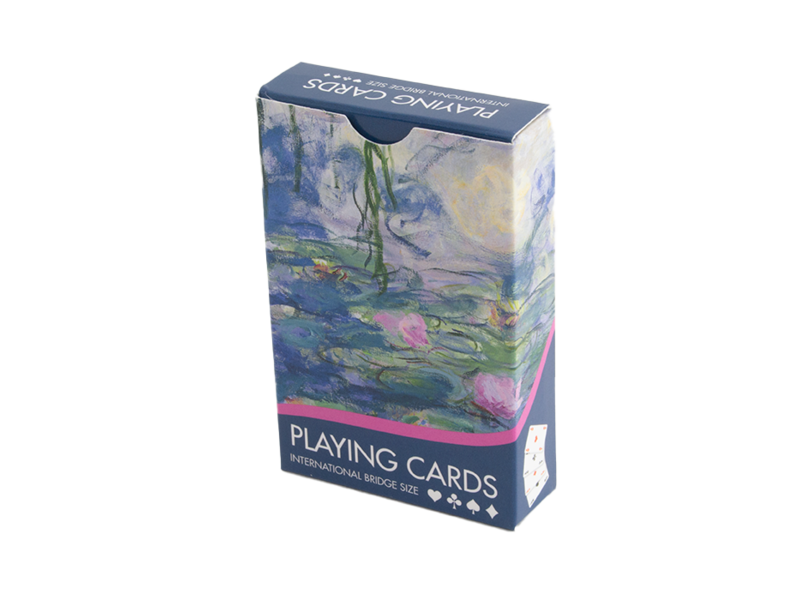 Cartes à jouer,  Claude Monet, nymphéas