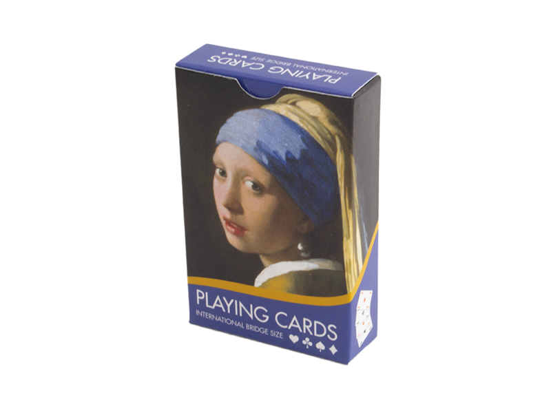 Cartes à jouer,  Fille à la perle, Vermeer